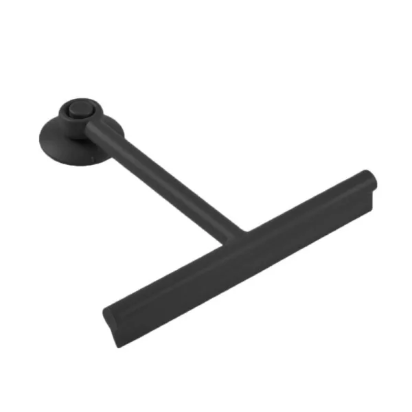"Raclette de Douche Noire de haute qualité pour nettoyage efficace de surfaces vitrées"